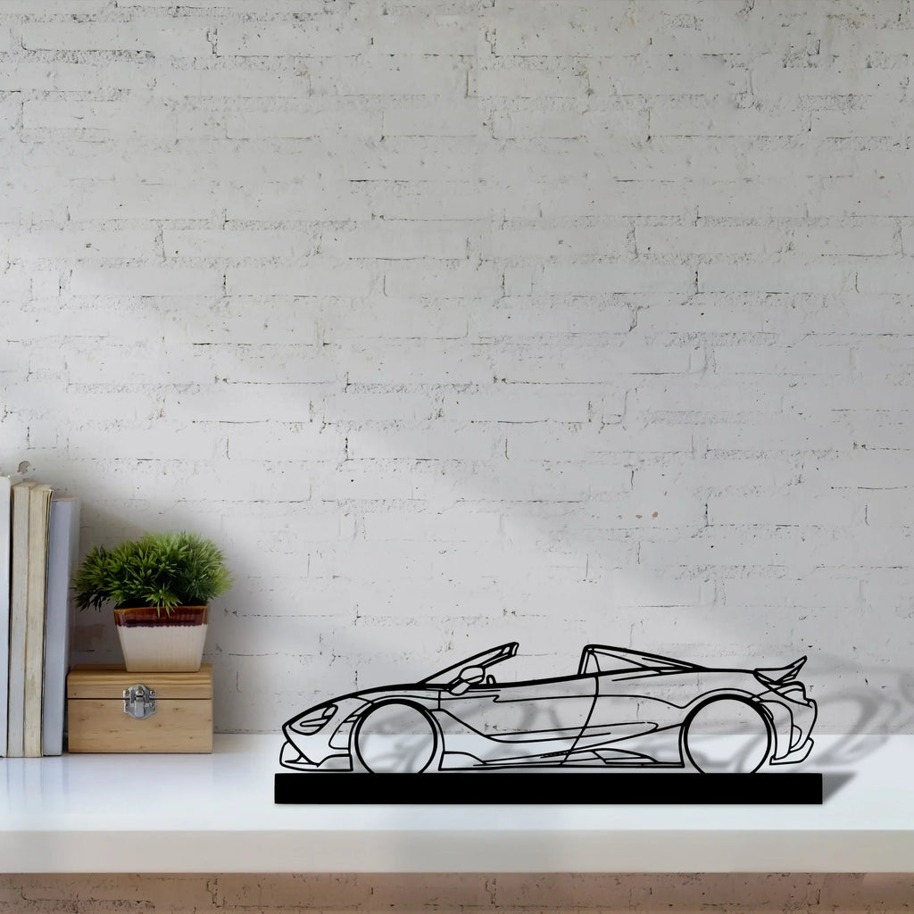 765-lt Silhouette Metal Art Stand - Tinvibe
