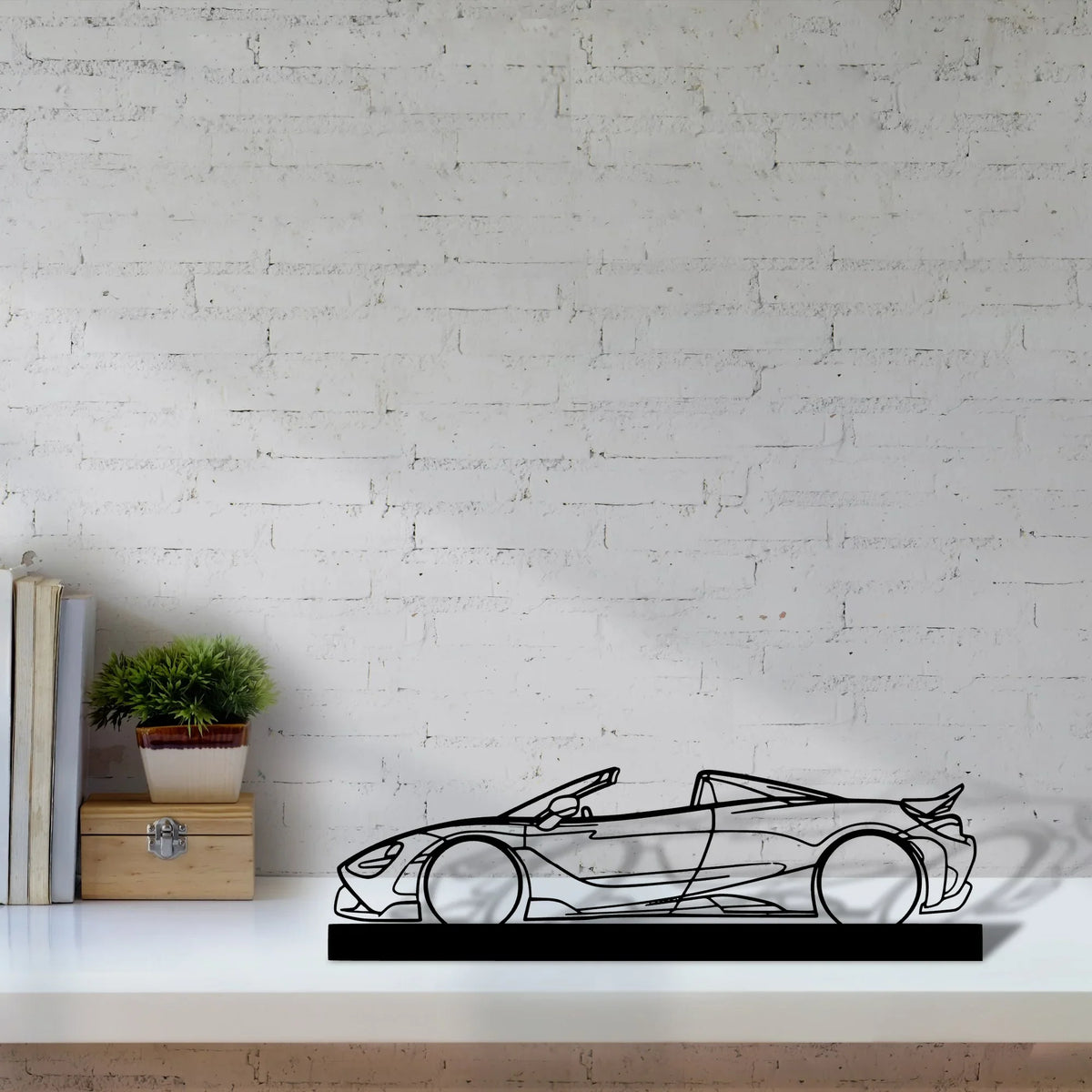 765-lt Silhouette Metal Art Stand - Tinvibe