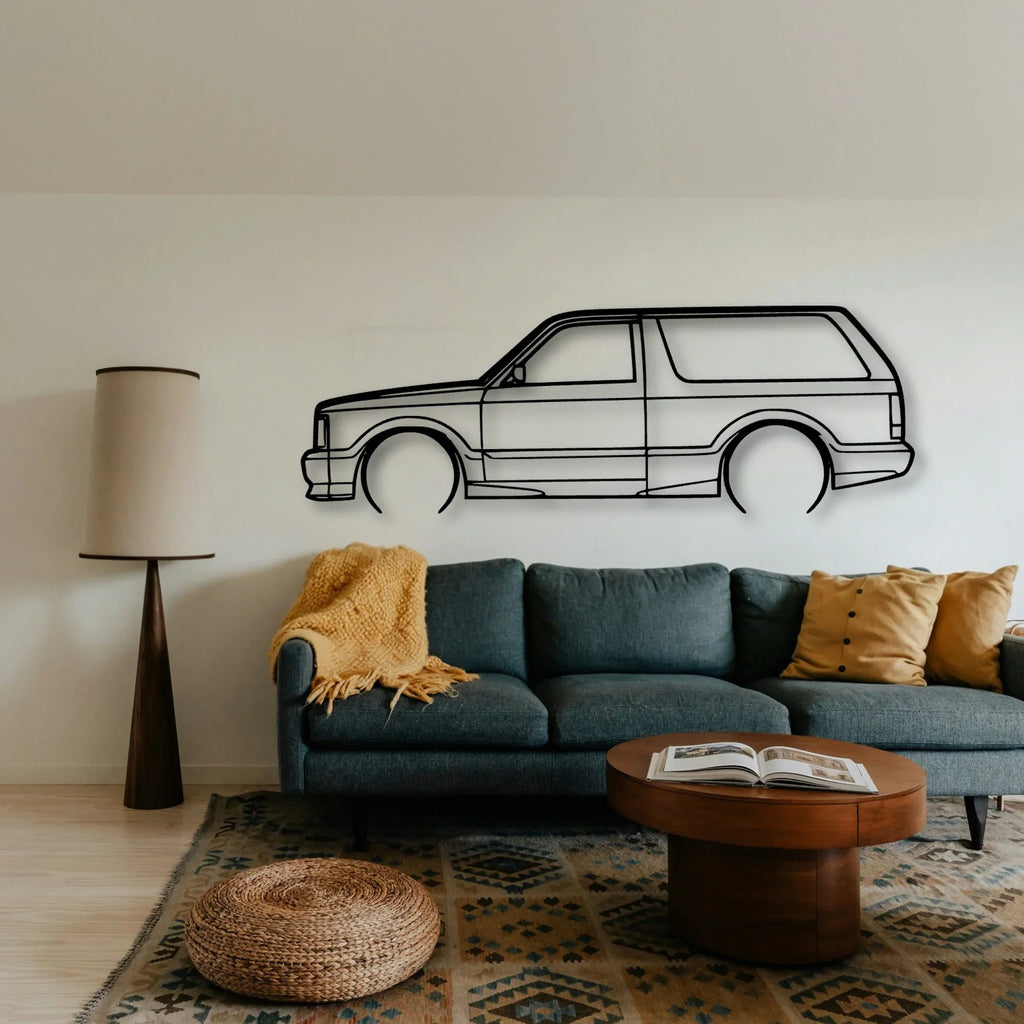 93 TYP 2 Classic Silhouette Metal Wall Art - Tinvibe