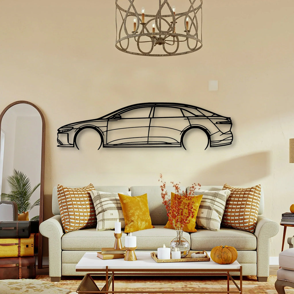 AIR Grand Touring 2022 Classic Silhouette Metal Wall Art - Tinvibe