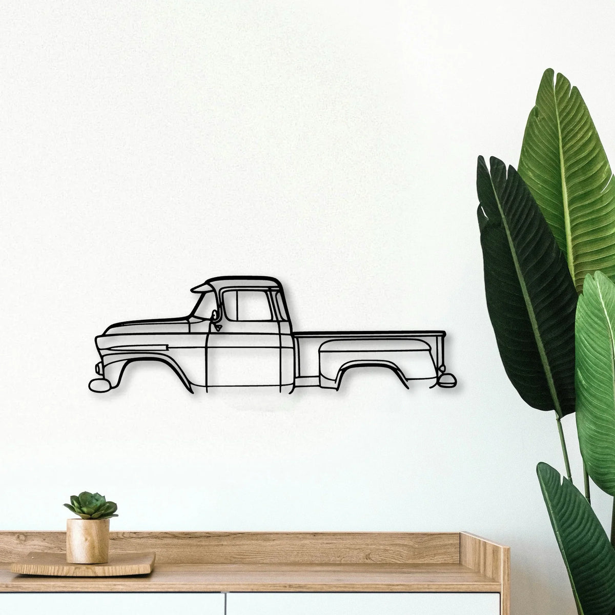 Apache 31 Classic Silhouette Metal Wall Art - Tinvibe