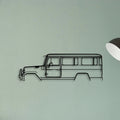 BJ45 1984 Classic Silhouette Metal Wall Art - Tinvibe