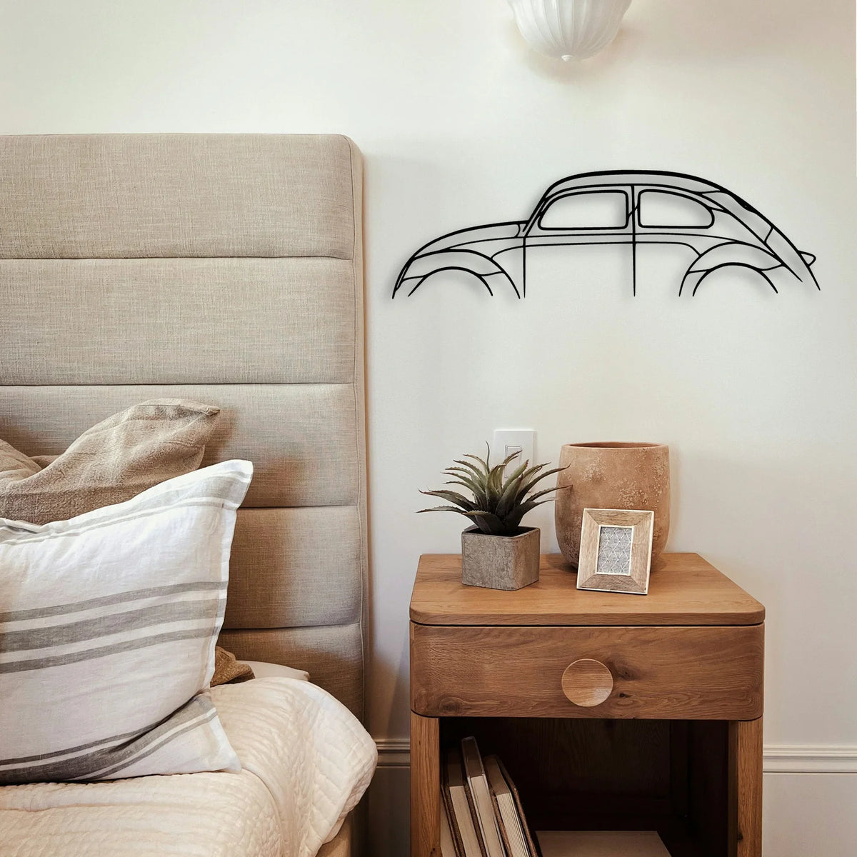 Beetle Classic Silhouette Metal Wall Art - Tinvibe