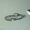 C2 Angle 2 Classic Silhouette Metal Wall Art - Tinvibe