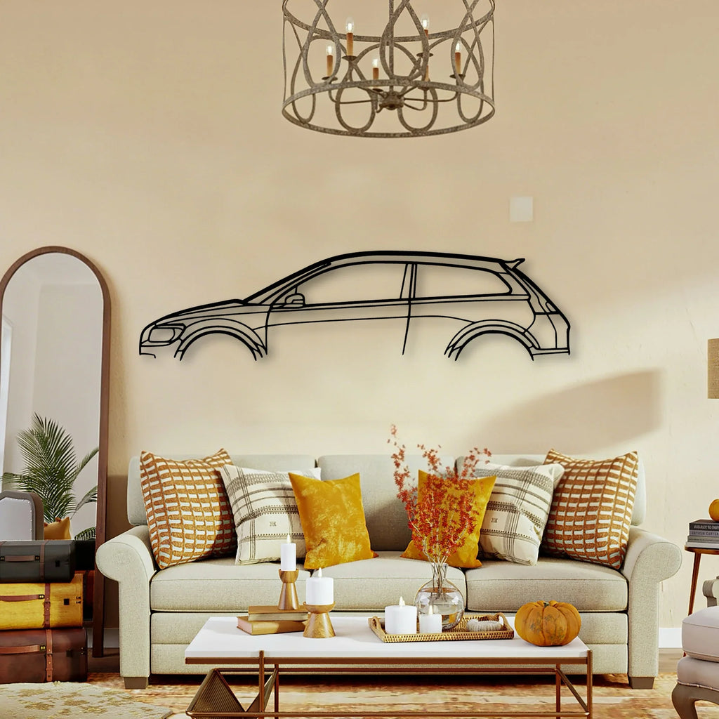 C30 2007 Classic Silhouette Metal Wall Art - Tinvibe