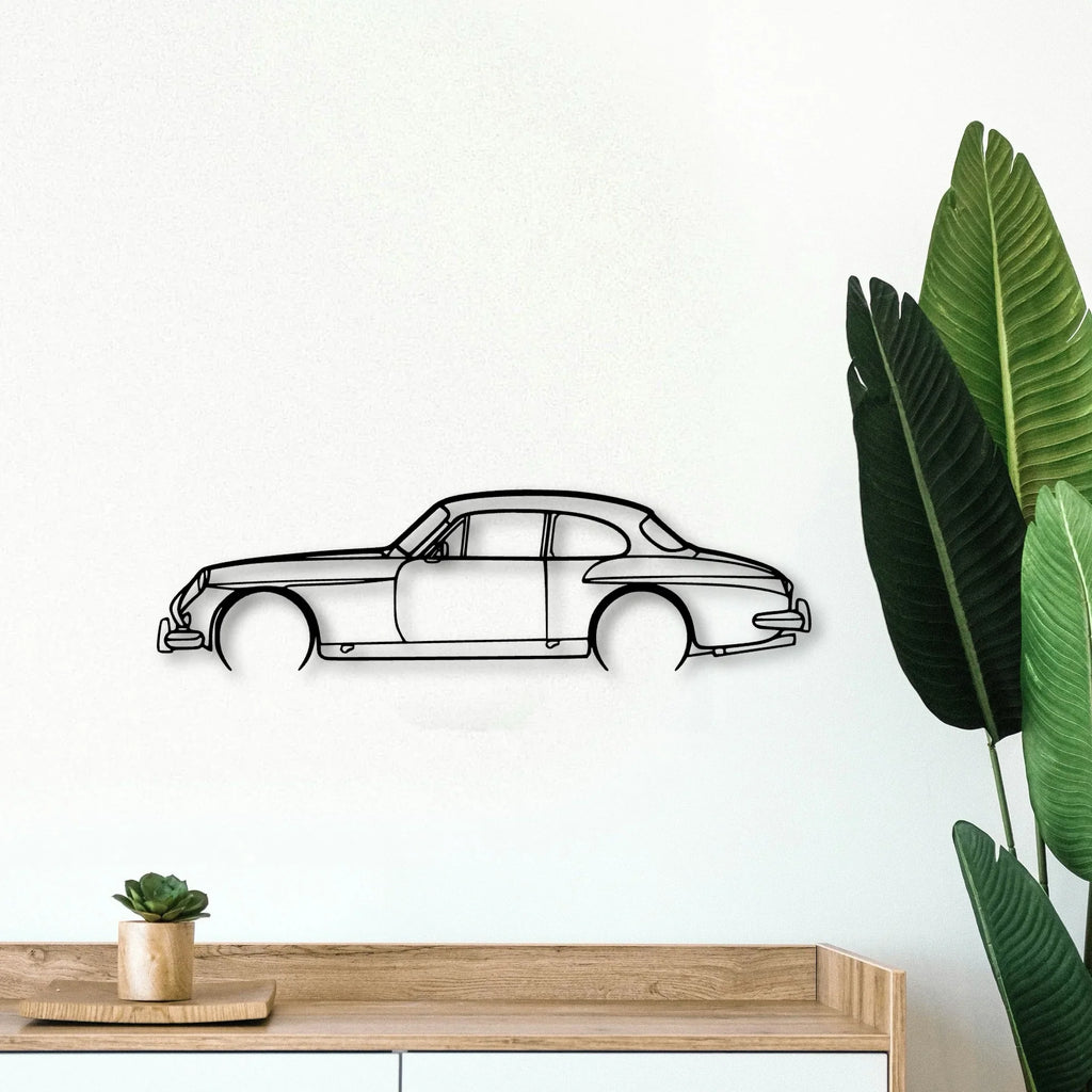 CV8 1966 Classic Silhouette Metal Wall Art - Tinvibe