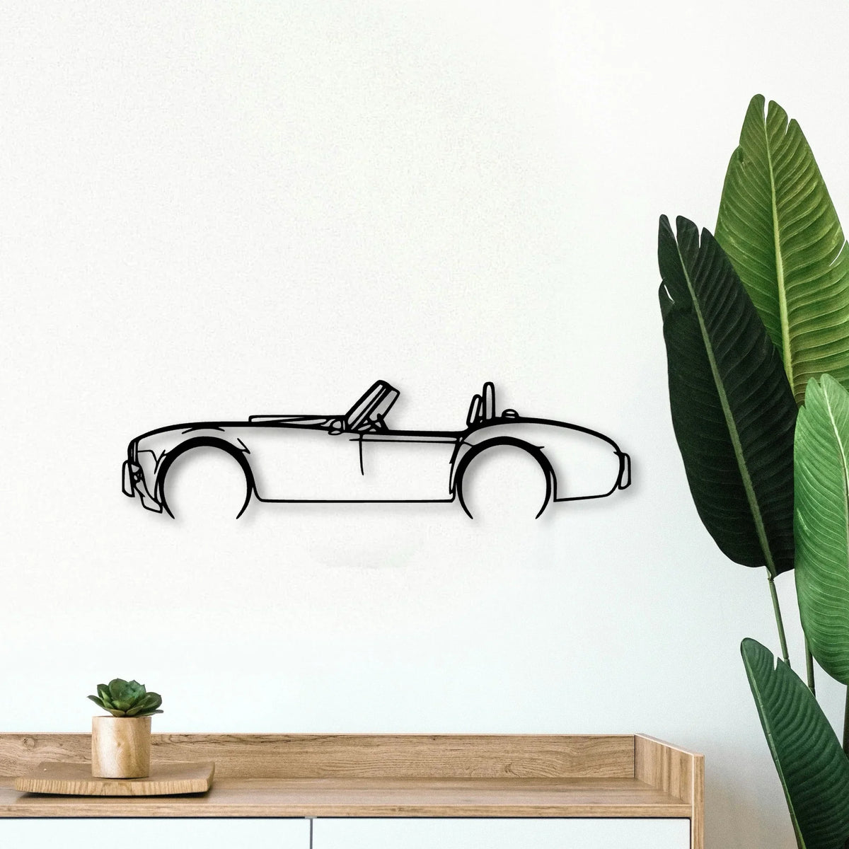Cobra 1985 Classic Silhouette Metal Wall Art - Tinvibe