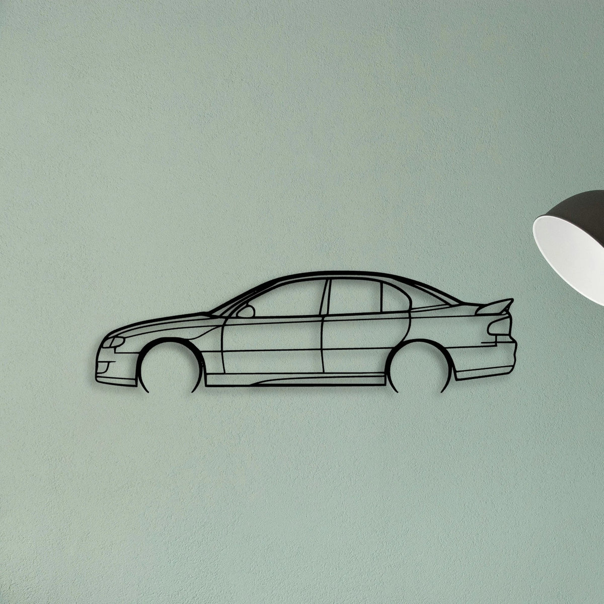 Commodore VX GTS Classic Silhouette Metal Wall Art - Tinvibe