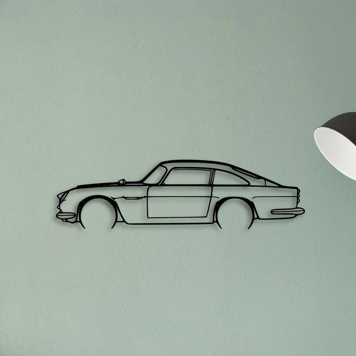 DB5 Classic Silhouette Metal Wall Art - Tinvibe