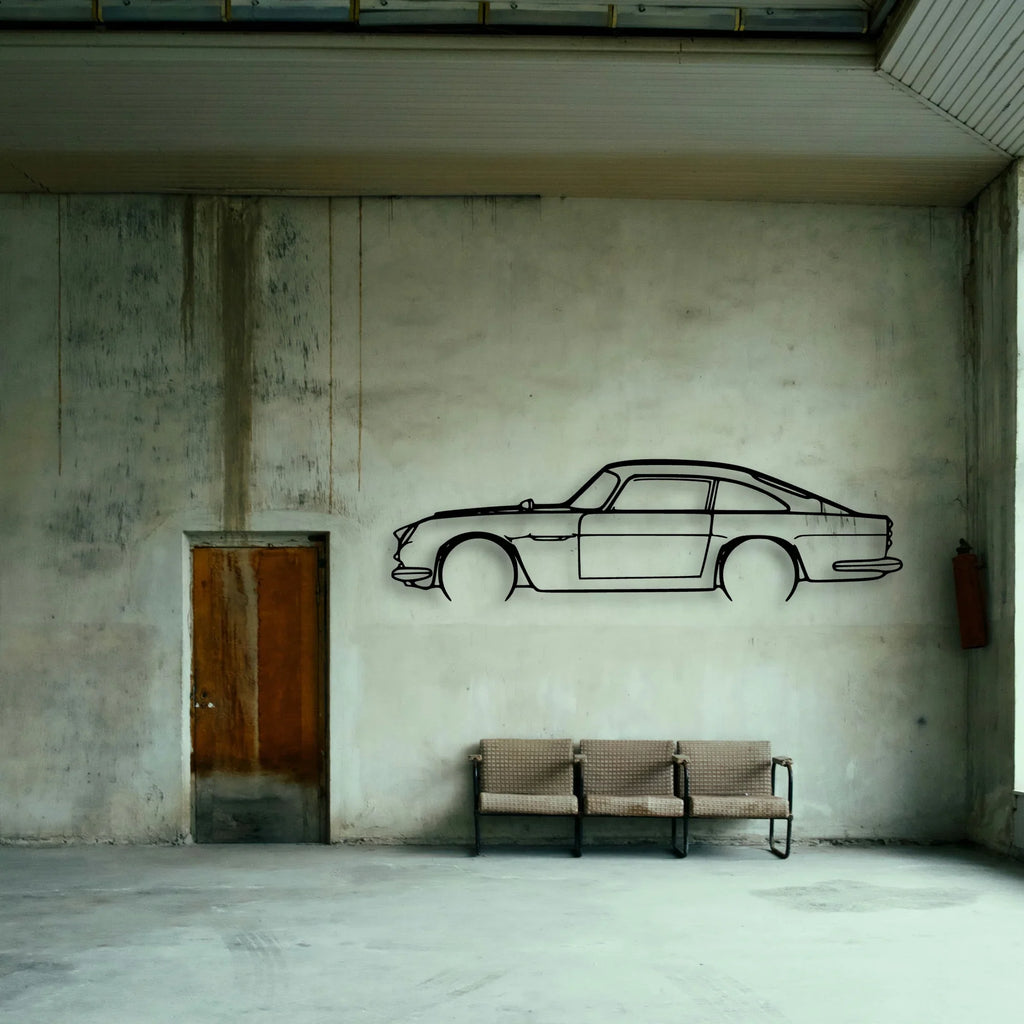 DB5 Classic Silhouette Metal Wall Art - Tinvibe