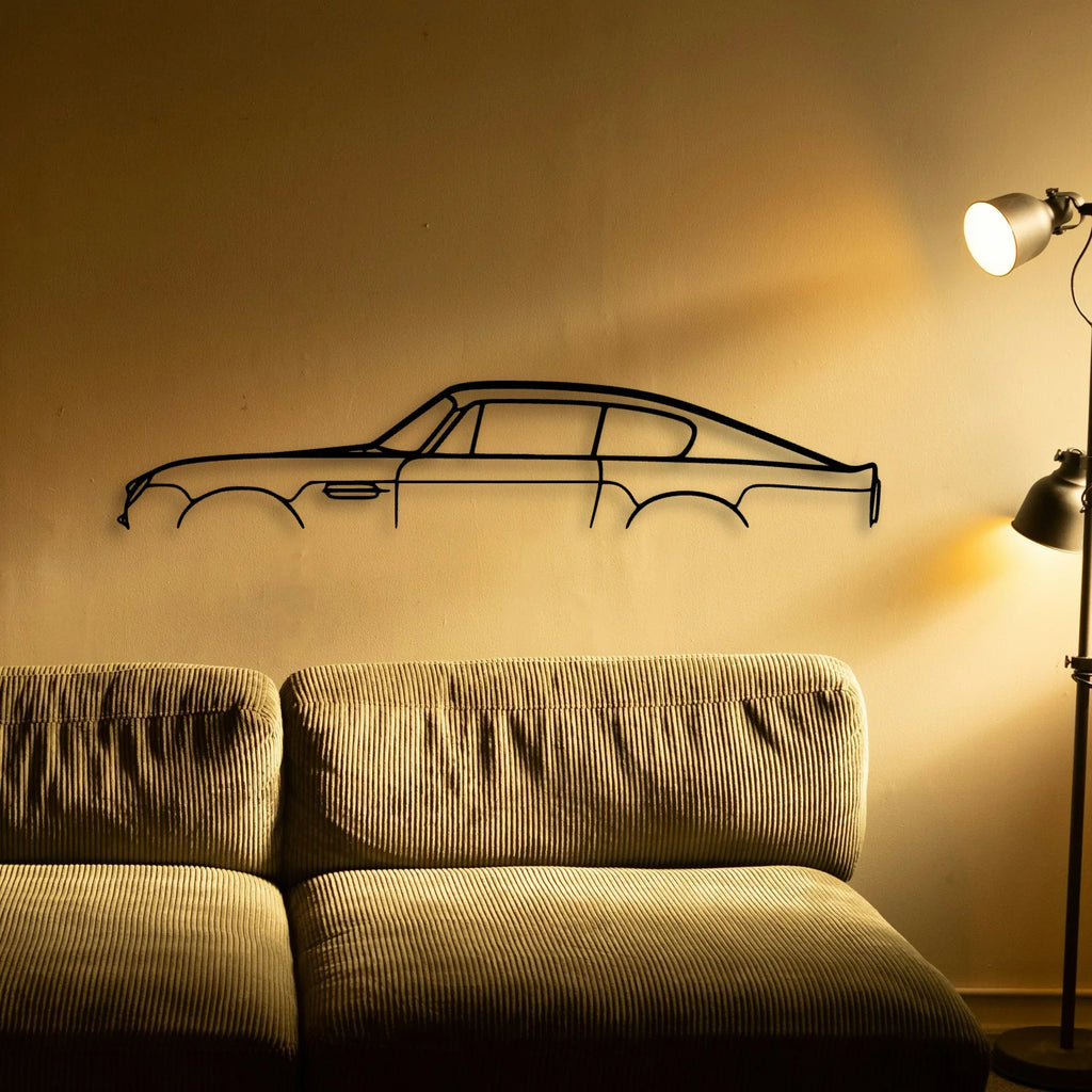 DB6 Classic Silhouette Metal Wall Art - Tinvibe