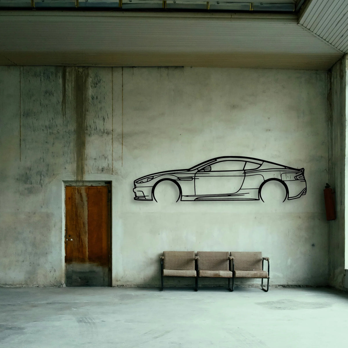DBS 2012 Classic Silhouette Metal Wall Art - Tinvibe