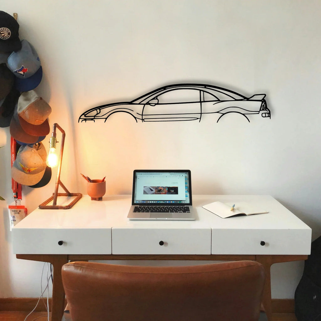 Eclipse 2002 Classic Silhouette Metal Wall Art - Tinvibe