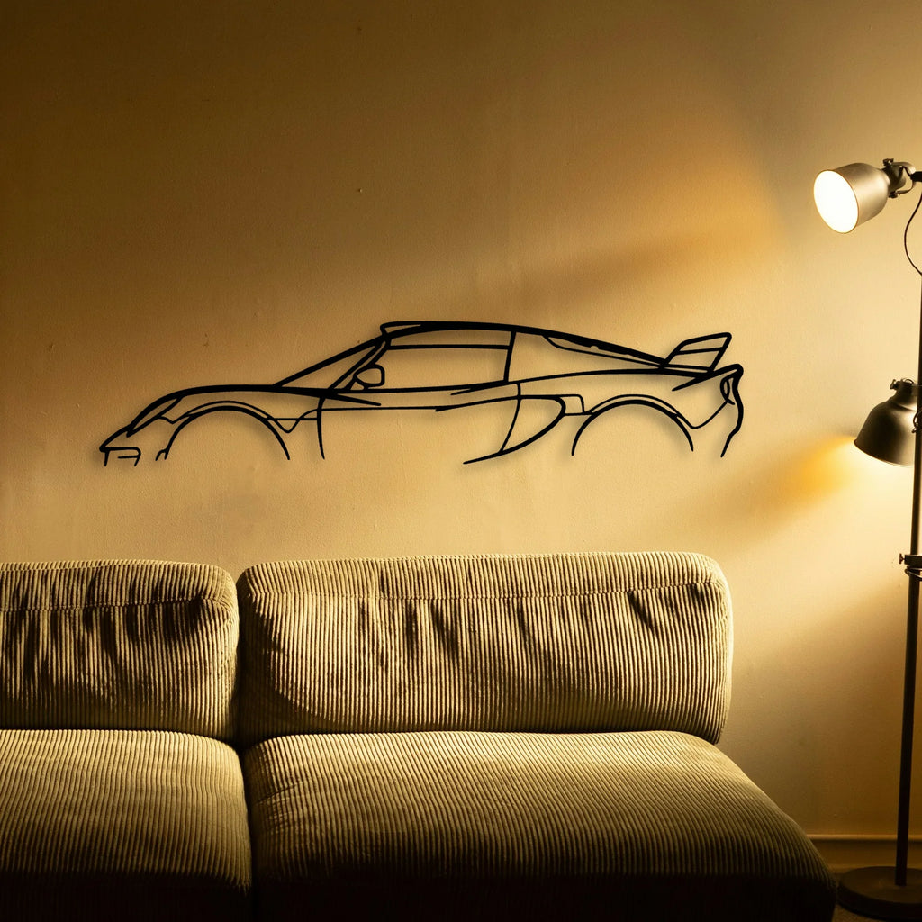 Exige Classic Silhouette Metal Wall Art - Tinvibe