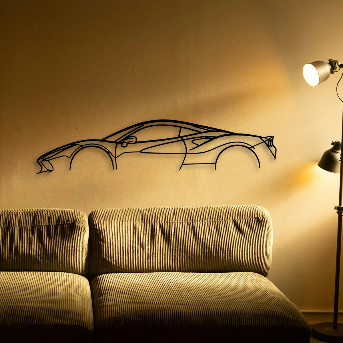 F8 2 Classic Silhouette Metal Wall Art - Tinvibe