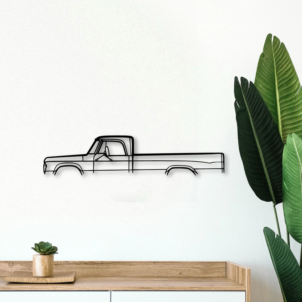 Fargo 1969 Classic Silhouette Metal Wall Art - Tinvibe