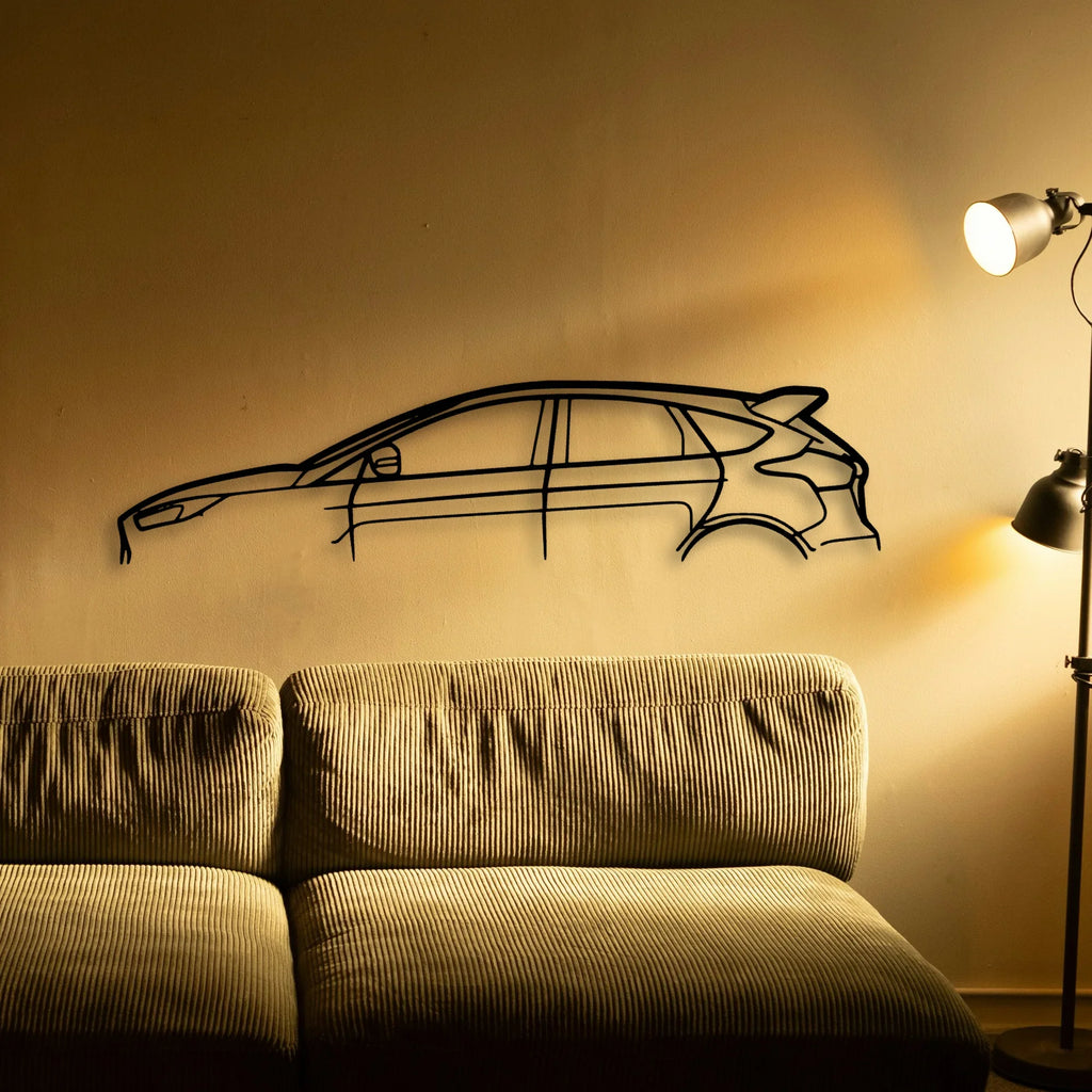 Focus RS Classic Silhouette Metal Wall Art - Tinvibe
