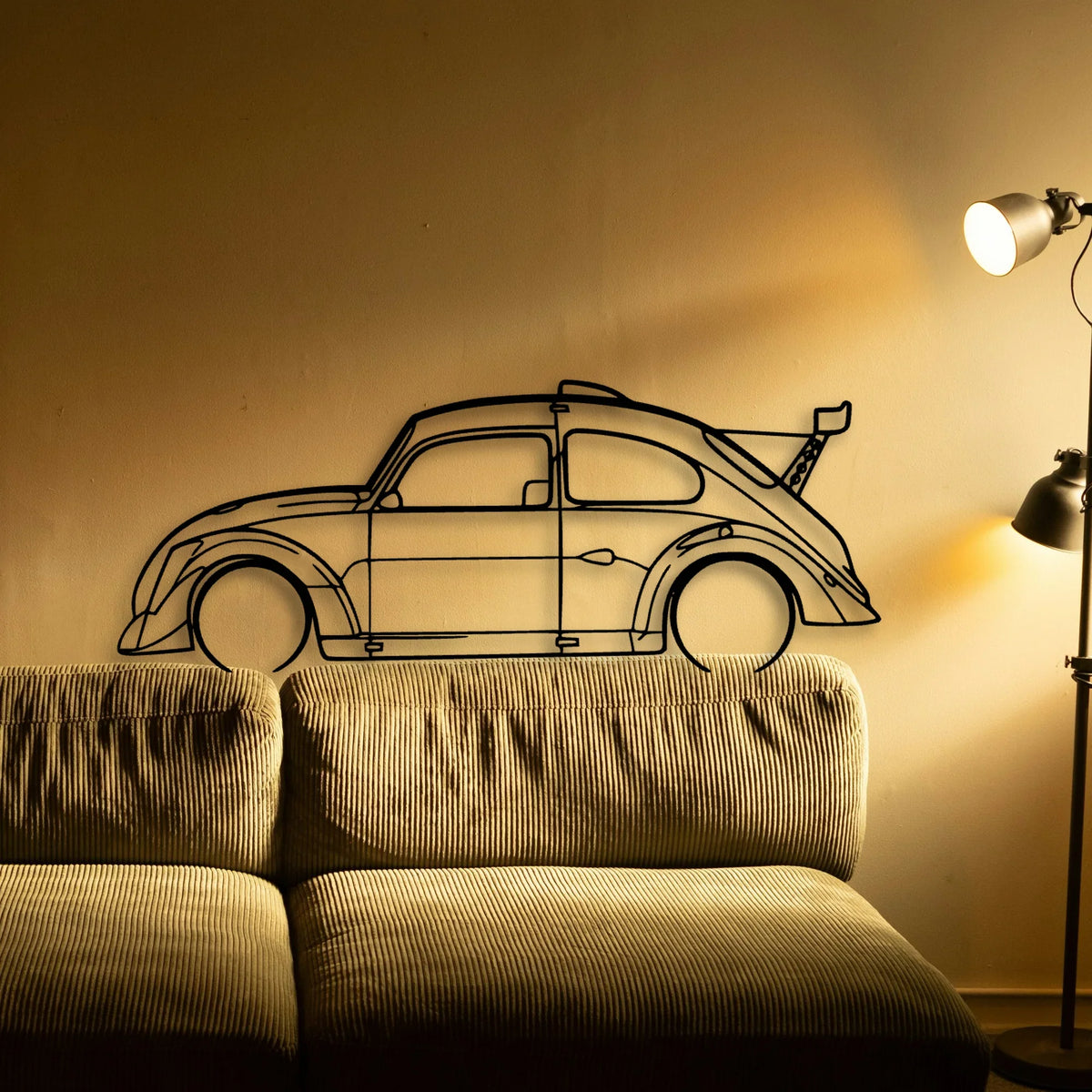 FUN CUP Classic Silhouette Metal Wall Art - Tinvibe