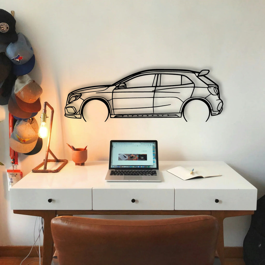 GLA45 Classic Silhouette Metal Wall Art - Tinvibe