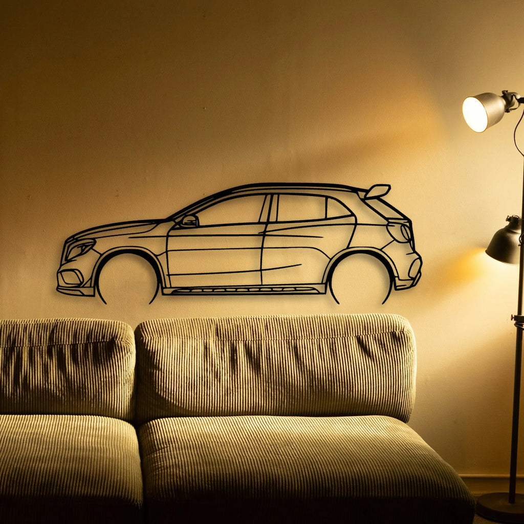 GLA45 Classic Silhouette Metal Wall Art - Tinvibe