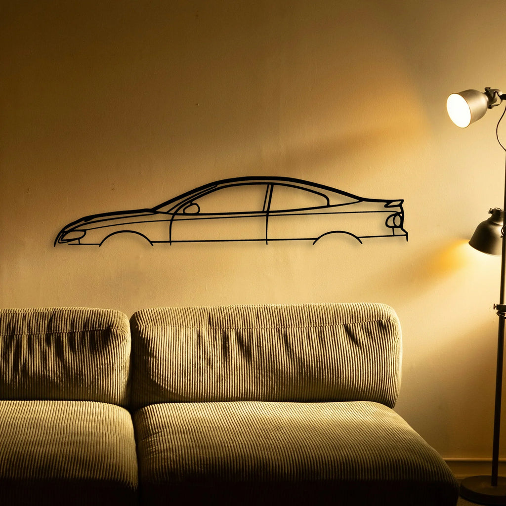 GTO 2006 Classic Silhouette Metal Wall Art - Tinvibe