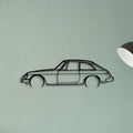 MGB GT 1978 Classic Silhouette Metal Wall Art - Tinvibe