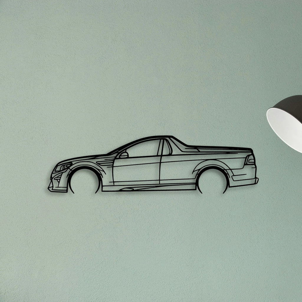 Maloo 2017 Classic Silhouette Metal Wall Art - Tinvibe