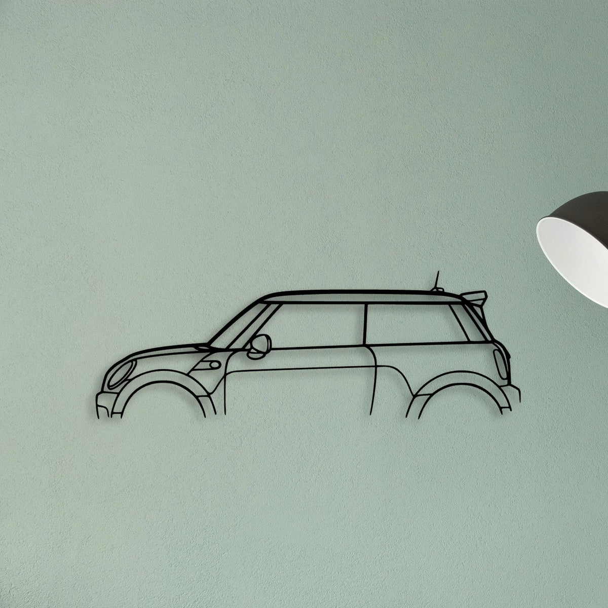 Mini GP2 2013 Classic Silhouette Metal Wall Art - Tinvibe