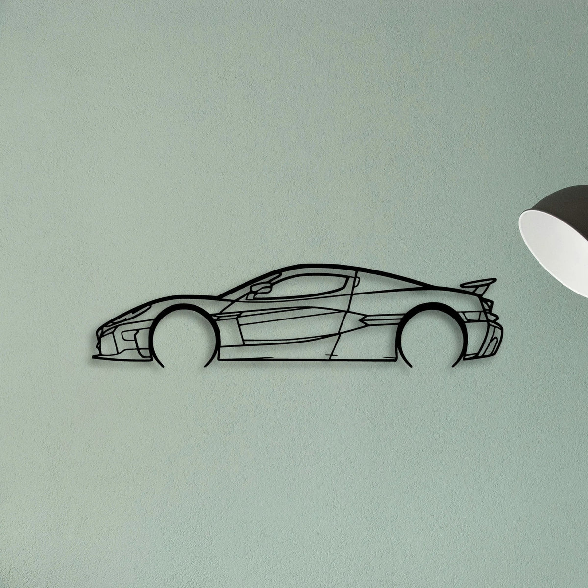 Nevera Classic Silhouette Metal Wall Art - Tinvibe