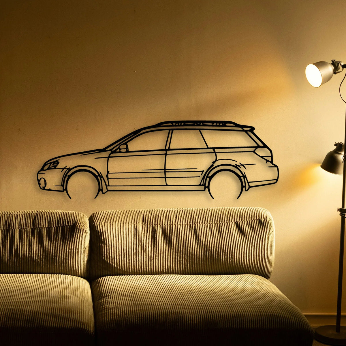 Outback 2005 Classic Silhouette Metal Wall Art - Tinvibe