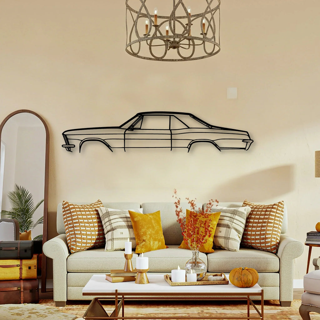 RIV Classic Silhouette Metal Wall Art - Tinvibe