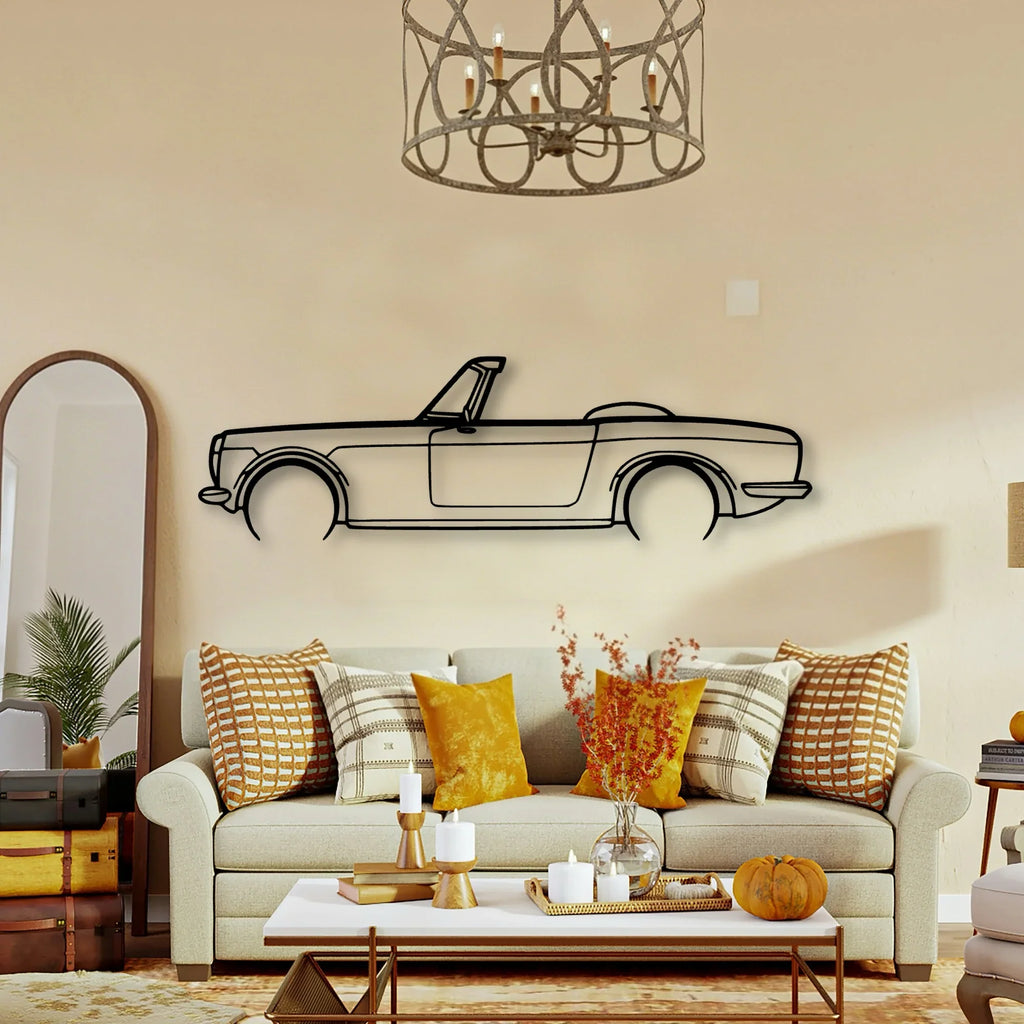 S600 1965 Classic Silhouette Metal Wall Art - Tinvibe