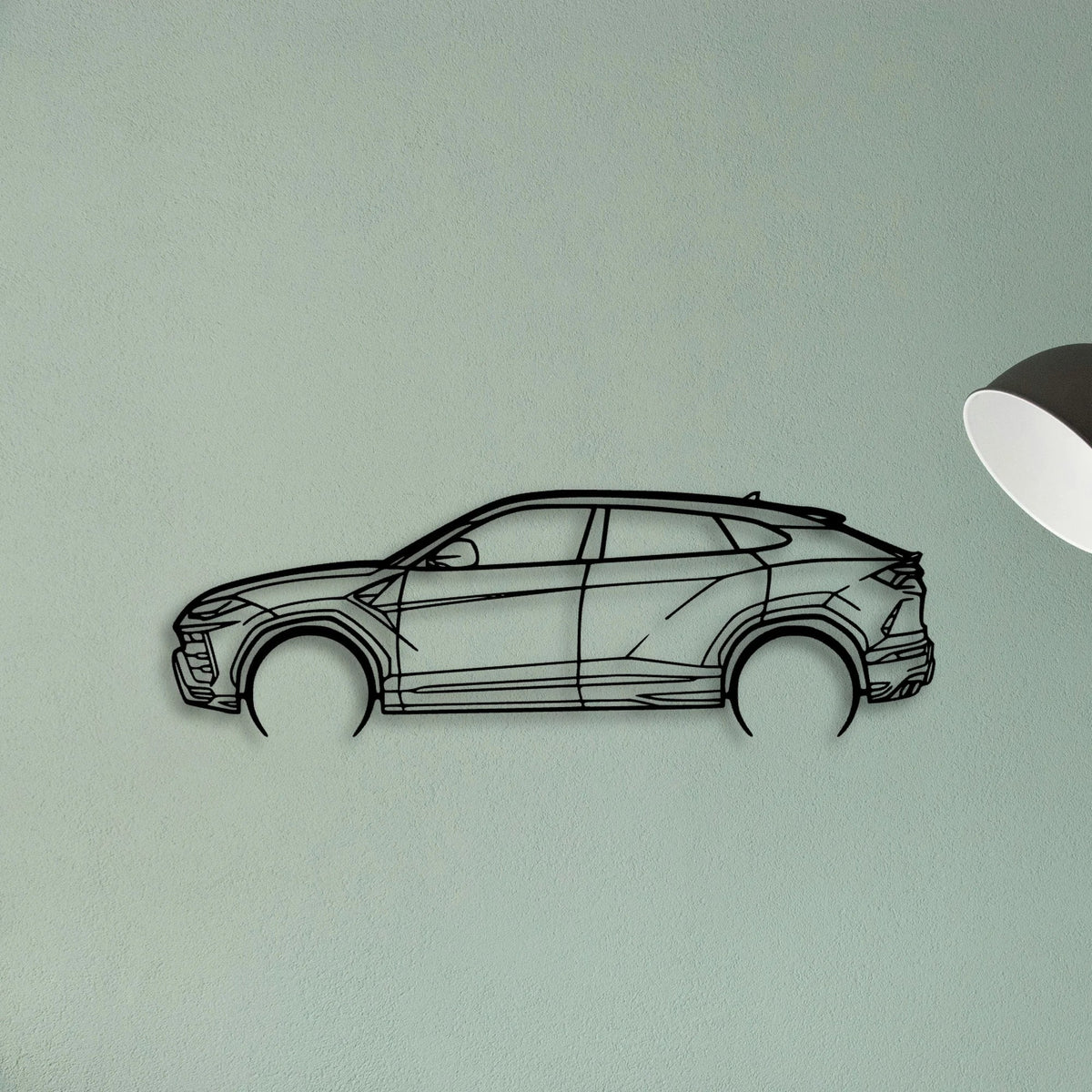 Urus 2 Classic Silhouette Metal Wall Art - Tinvibe