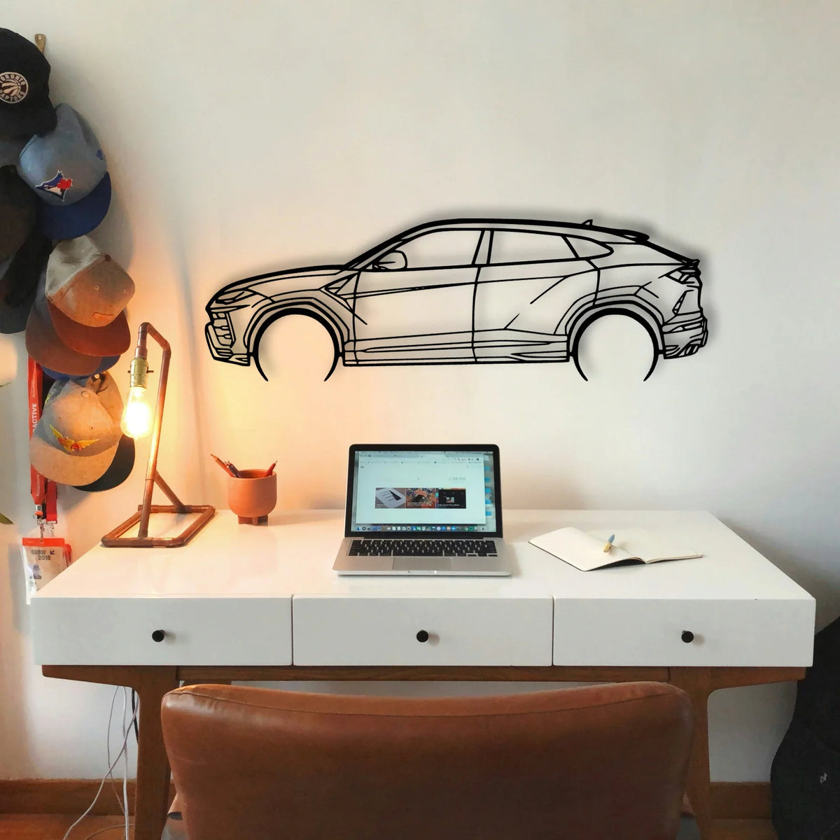 Urus 2 Classic Silhouette Metal Wall Art - Tinvibe