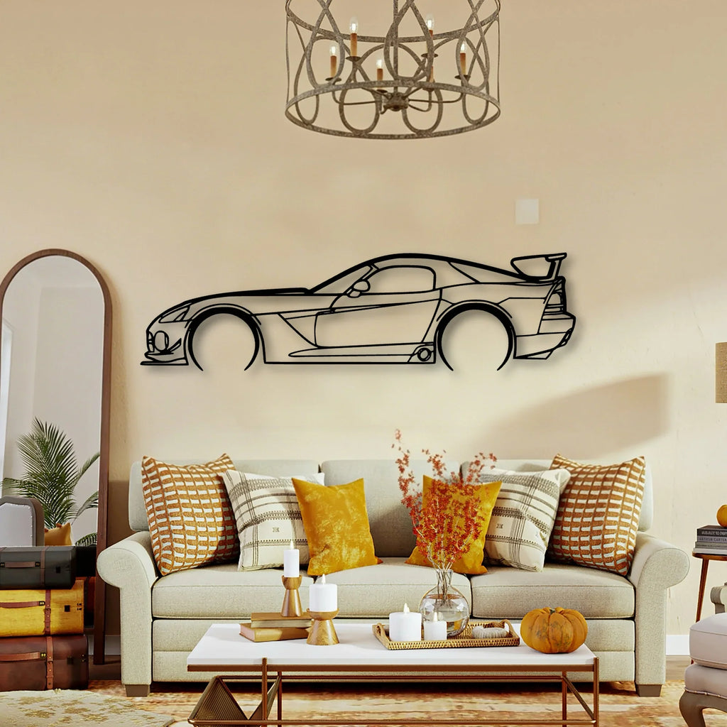 Viper ACR 2009 Classic Silhouette Metal Wall Art - Tinvibe
