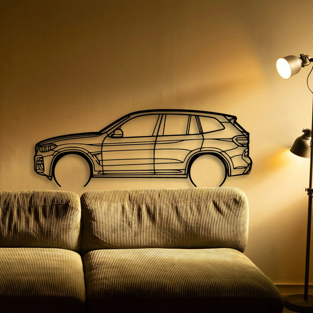 X3 M40I Classic Silhouette Metal Wall Art - Tinvibe
