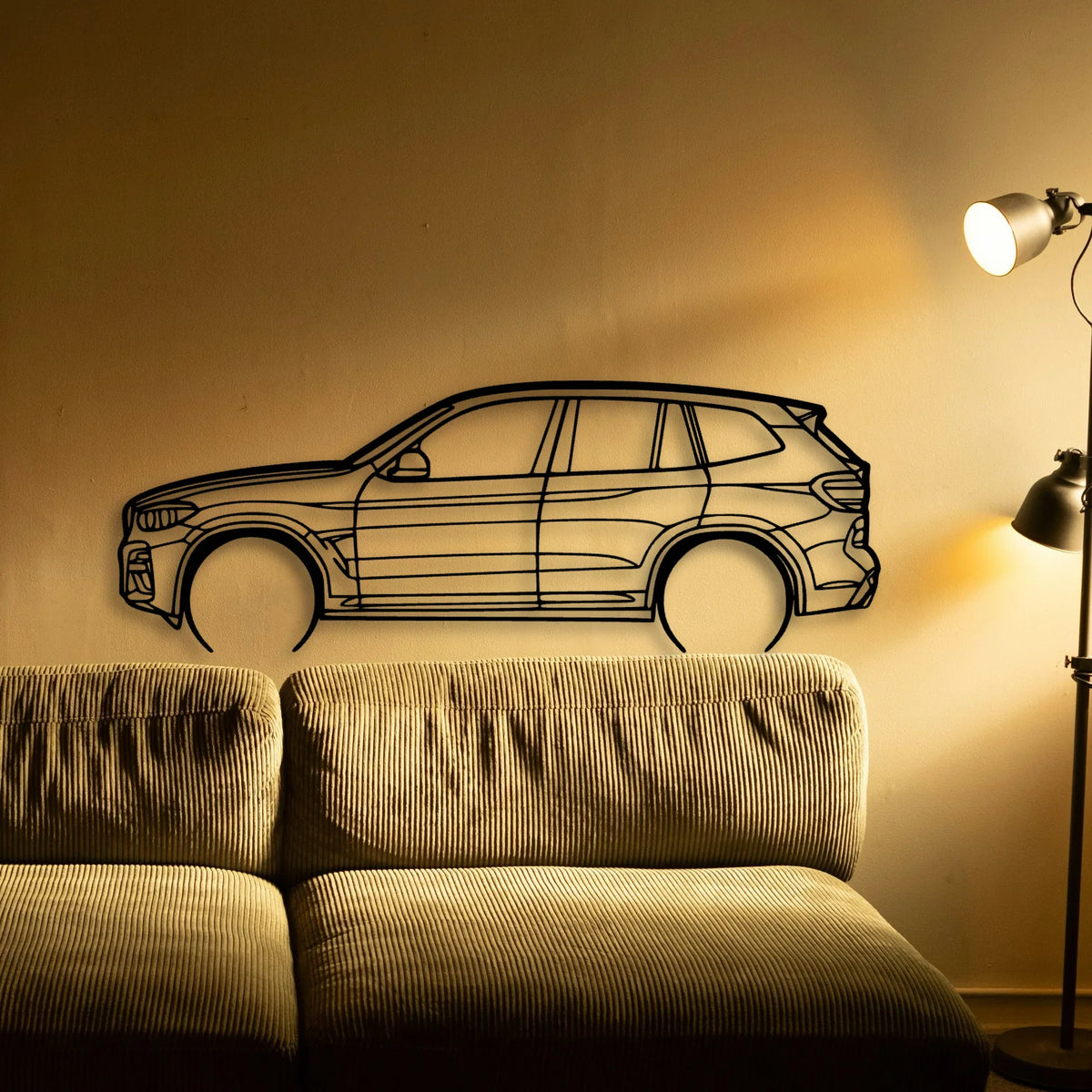 X3 M40I Classic Silhouette Metal Wall Art - Tinvibe