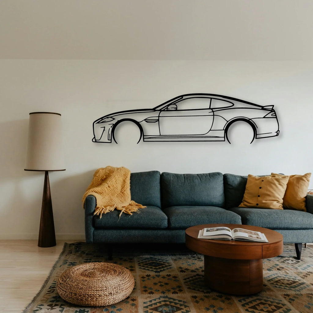 XKRS 2 Classic Silhouette Metal Wall Art - Tinvibe