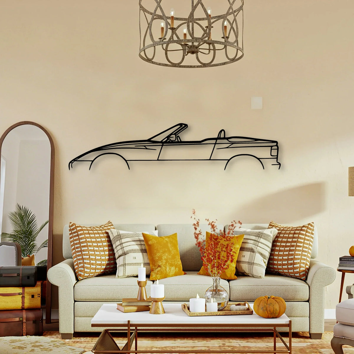Z1 Classic Silhouette Metal Wall Art - Tinvibe