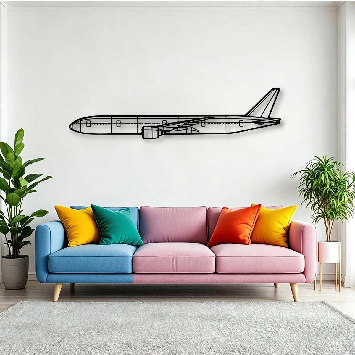 A 6 Intruder 2 Classic Aircraft Silhouette Metal Wall Art - Tinvibe