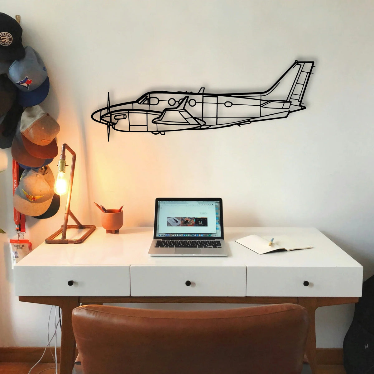 A320 CFM56 2 Classic Aircraft Silhouette Metal Wall Art - Tinvibe