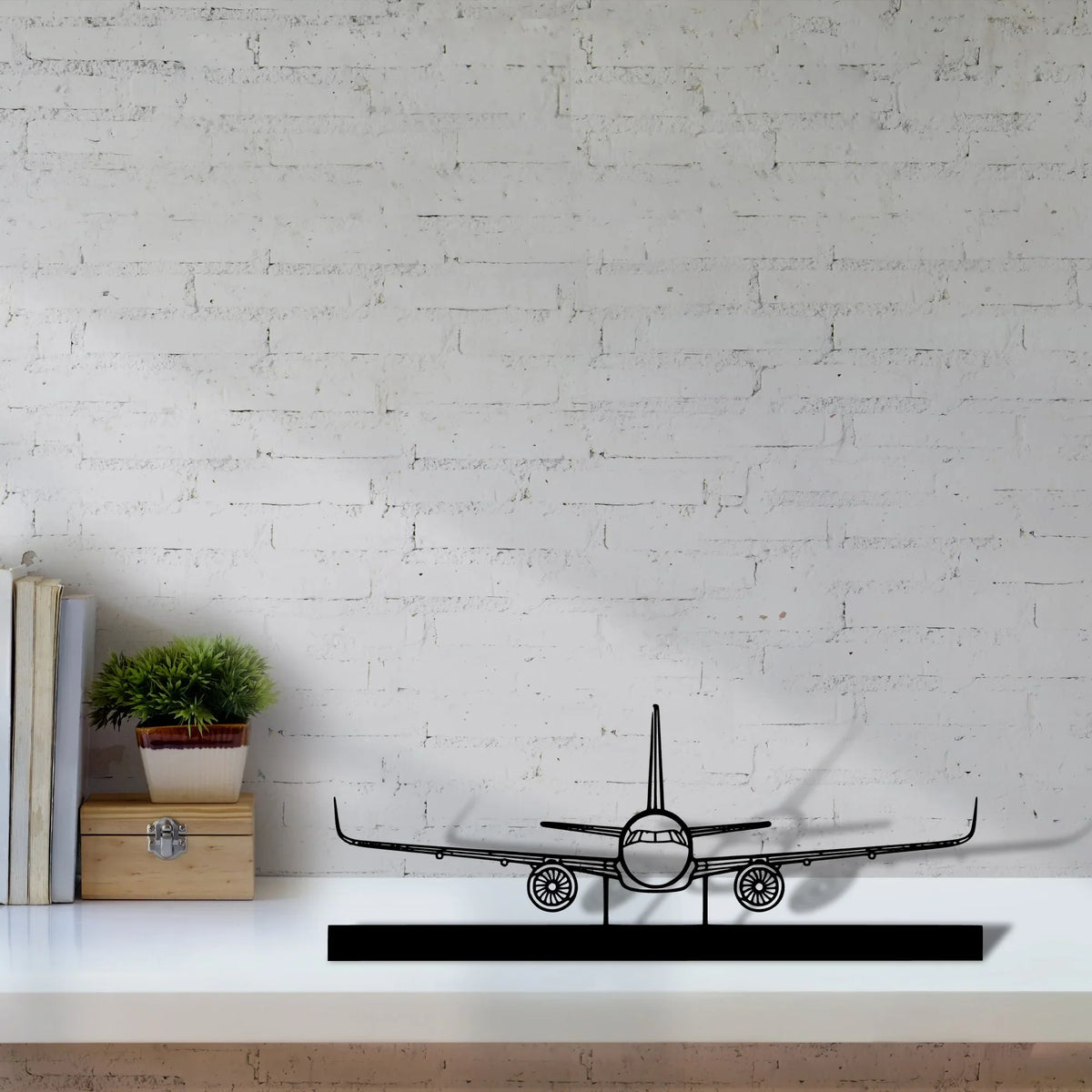 a321-2 Silhouette Metal Art Stand - Tinvibe