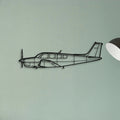 Ah 64D Apache 3 Classic Aircraft Silhouette Metal Wall Art - Tinvibe