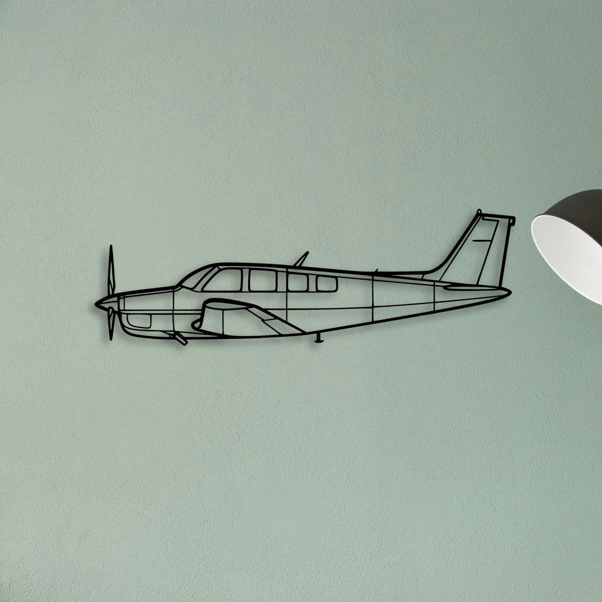 Ah 64D Apache 3 Classic Aircraft Silhouette Metal Wall Art - Tinvibe
