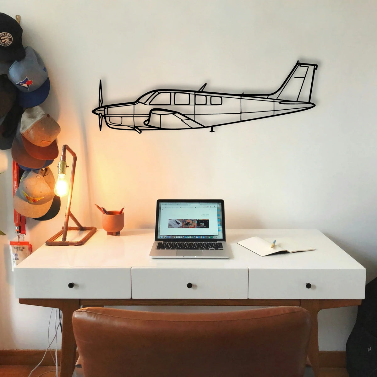 Ah 64D Apache 3 Classic Aircraft Silhouette Metal Wall Art - Tinvibe