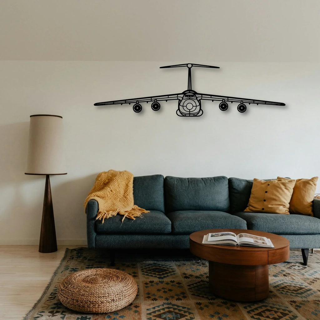 Ah 64D Apache Classic Aircraft Silhouette Metal Wall Art - Tinvibe