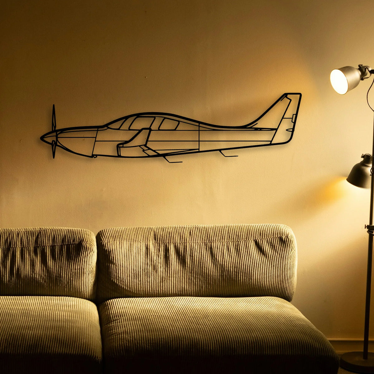 Alpha Jet Classic Aircraft Silhouette Metal Wall Art - Tinvibe