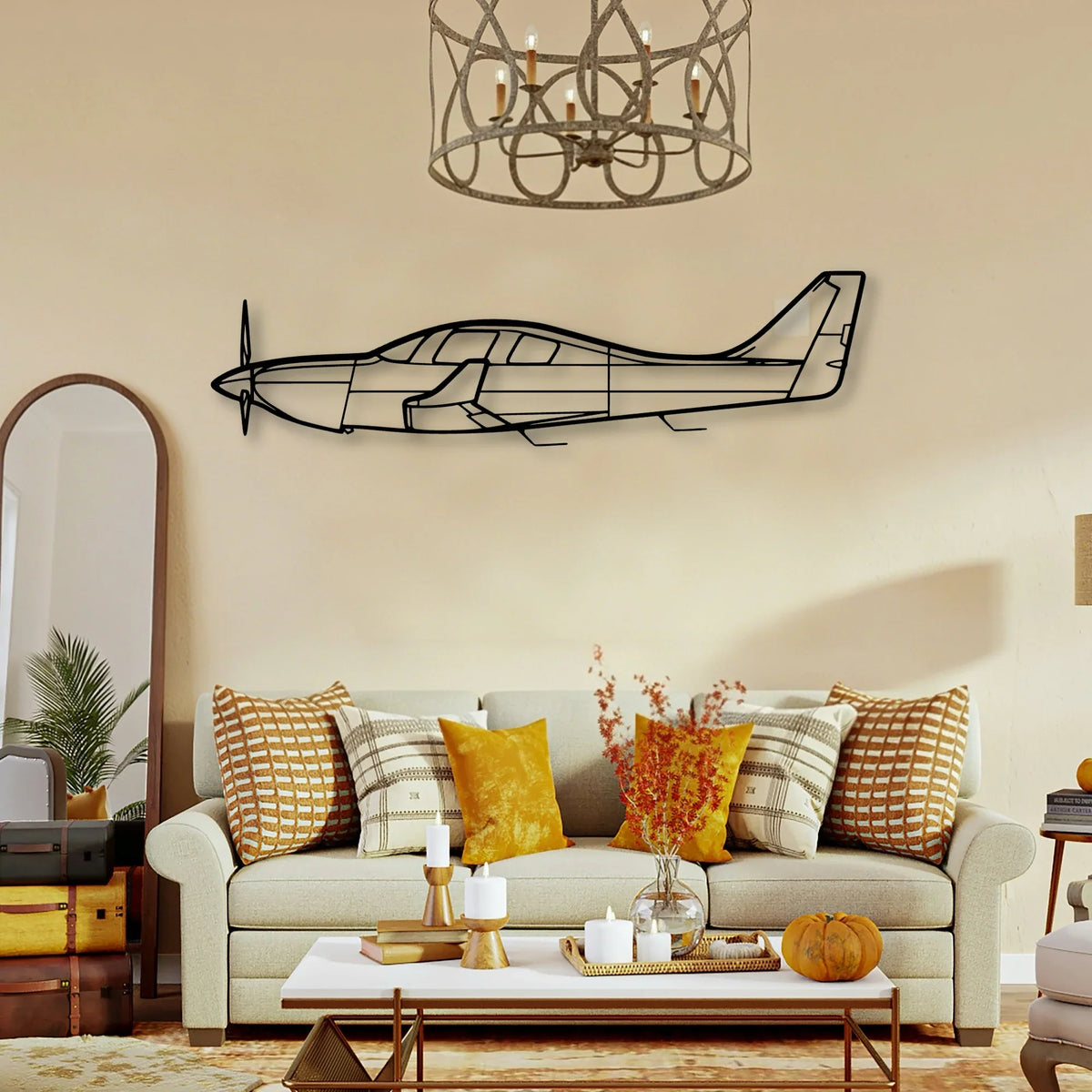 Alpha Jet Classic Aircraft Silhouette Metal Wall Art - Tinvibe