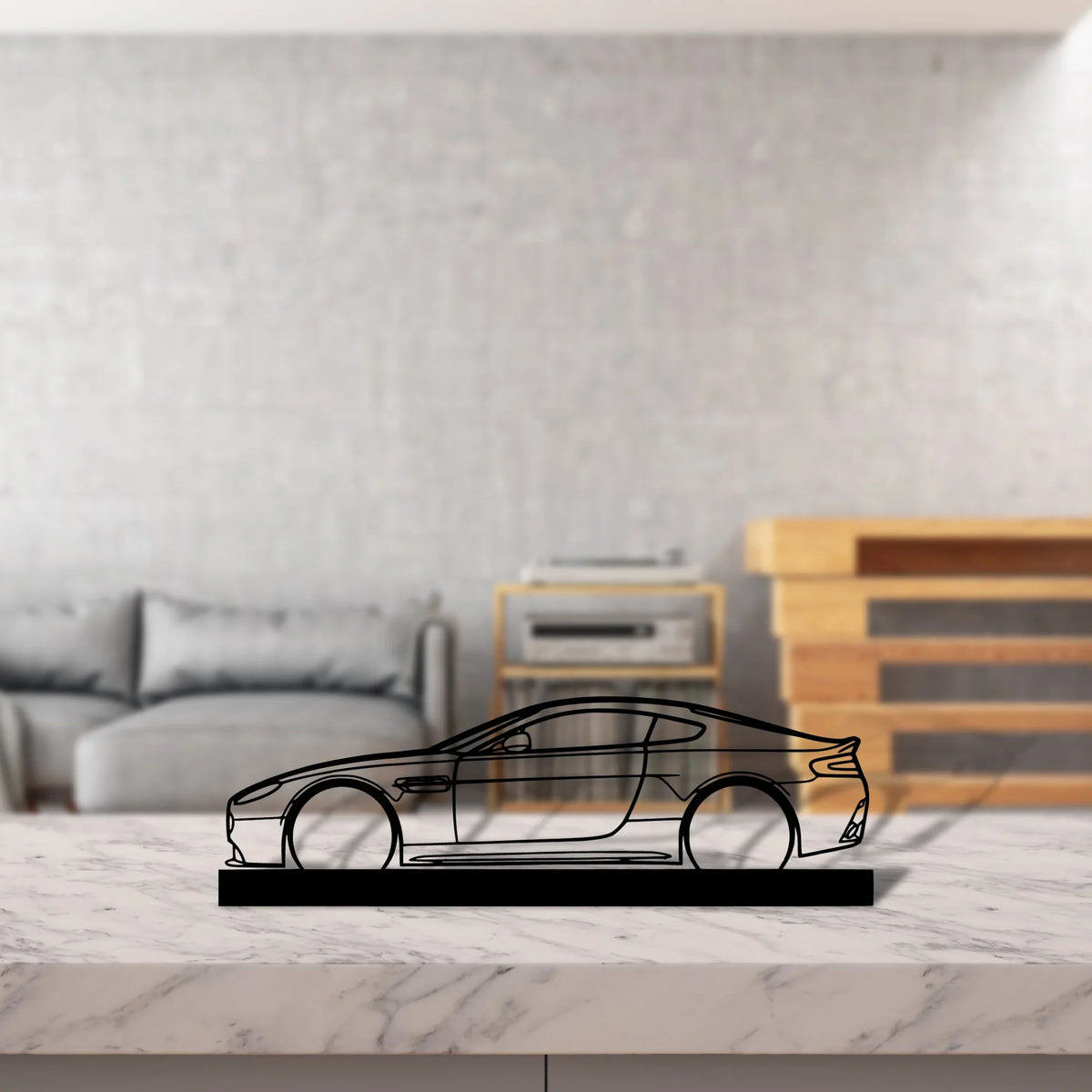 aston-vantage-2 Silhouette Metal Art Stand - Tinvibe