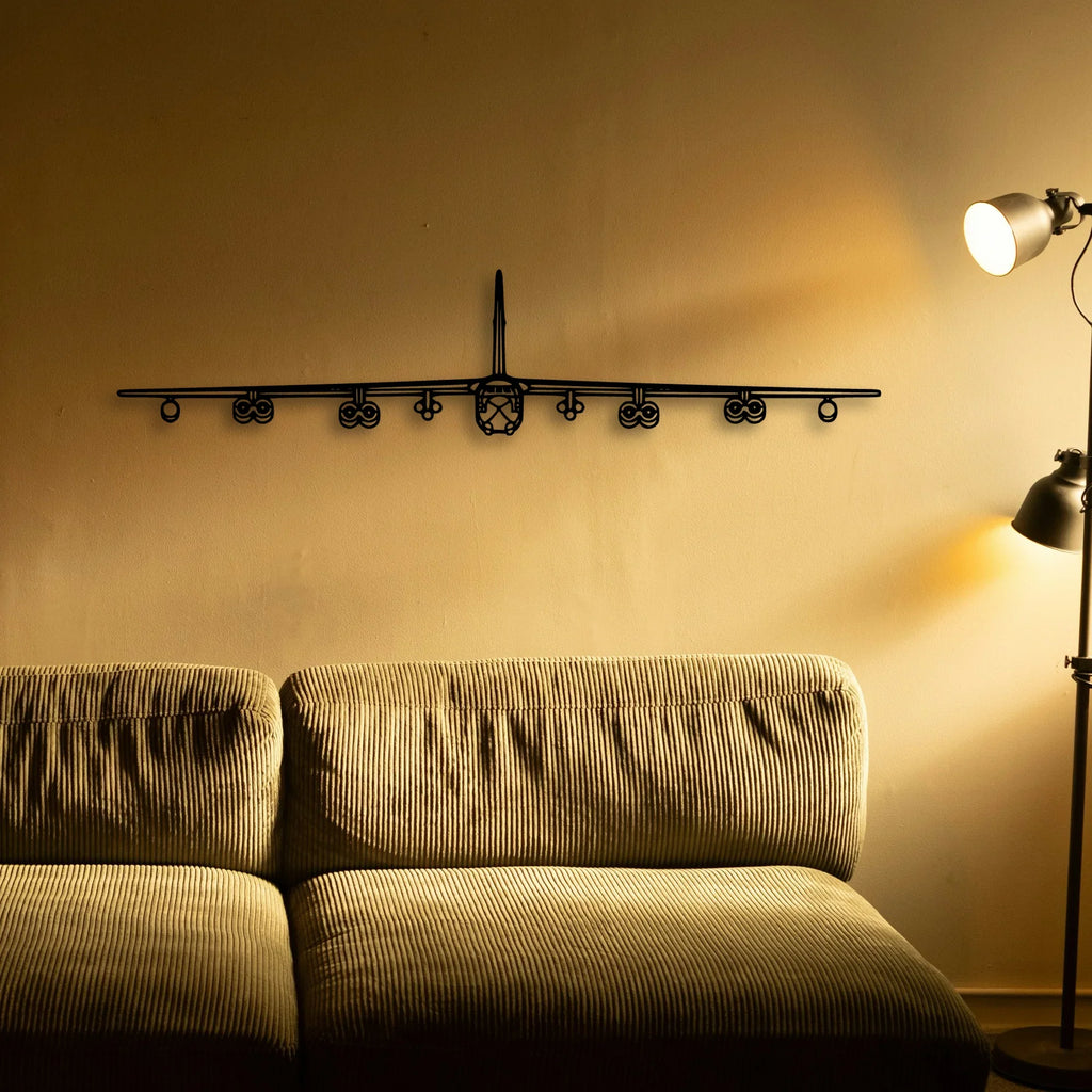 B 52H Stratofortress 2 Classic Aircraft Silhouette Metal Wall Art - Tinvibe